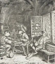 De backgammonspelers