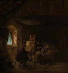 Het atelier van de schilder