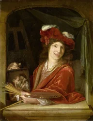 Een jonge schilder