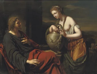 Christus en de vrouw uit Samaria bij de put