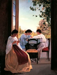 De borduursters (detail)