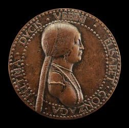 Elisabetta Gonzaga, overleden 1526, Hertogin van Urbino, Echtgenote van Guidobaldo I 1489..., waarschijnlijk na 1502