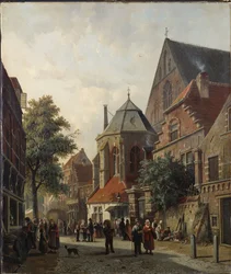 Een Nederlandse straattafereel