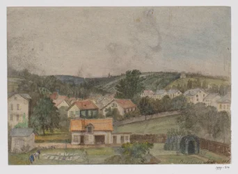 Gezicht op Soden-am-Taunus, Duitsland