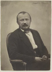 Portret van Gérard de Nerval 1808-1855, 1854