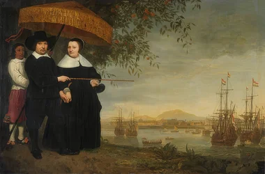 Koopman van de Nederlandse Oost-Indische Compagnie (VOC). Om 1640-60