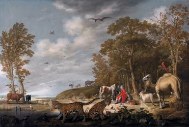 Orpheus speelt voor de dieren