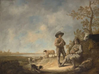 Pijpende herders