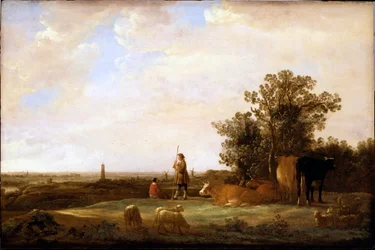 Uitzicht op een Vlakte