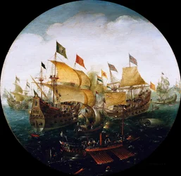 Zeeslag tussen de Nederlandse en Spaanse schepen, 1604