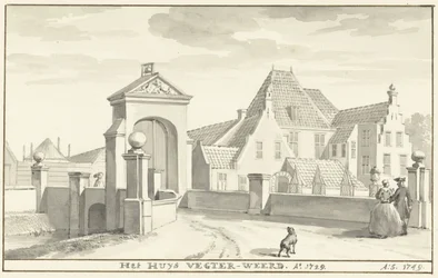 De havezathe Vechterweerd bij Zwolle in 1729