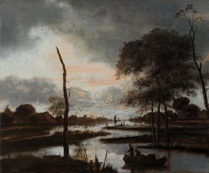 Riviergezicht: Avond