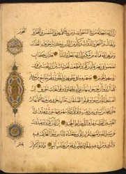 Pagina uit een Safavid Koran, geschreven in Herat, Afghanistan, in Thuluth en Naskhi schrift, gedateerd 970 AH/AD 1563, Or. 13087, f. 168r