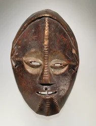 Masker, Ngbaka-cultuur, uit de Democratische Republiek Congo