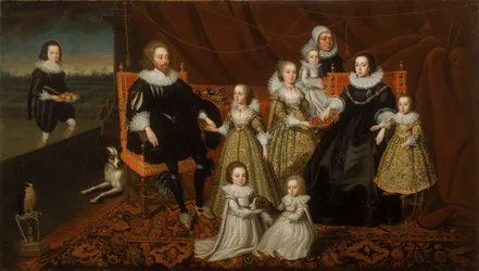 Portret van Sir Thomas Lucy en zijn Familie