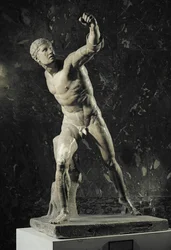 De Borghese gladiator, gevonden in Anzio, Italië ...