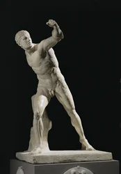 De Borghese gladiator, gevonden in Anzio, Italië rond ...