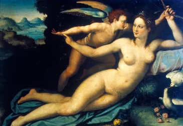 Venus en Cupido, midden 16e eeuw
