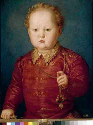 Portret van Garcia de Medici als kind