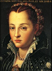Portret van Lucrezia de