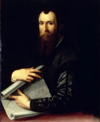 Portret van de ingenieur Luca Martini