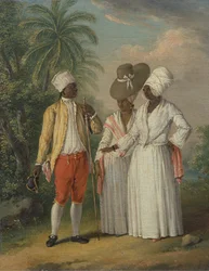 Vrije West-Indische Dominicanen, Vrije Inheemsen van Dominica, ca. 1770