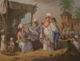 Marktdag, Roseau, Dominica, ca. 1780