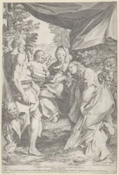 Maria met Kind en de heilige Hieronymus en Maria Magdalena