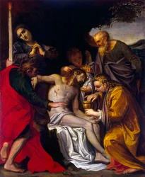 De klaagzang over Christus, ca. 1586