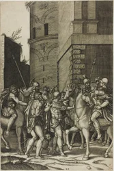 Keizer bevrijdt de slaaf Androcles