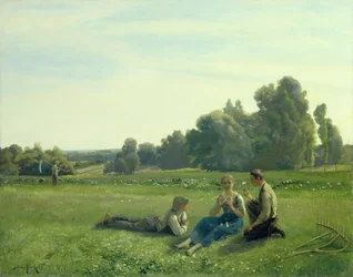 Hooimakers in rust, 1890