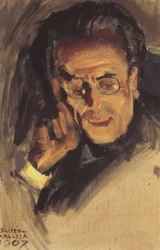 Portret van Gustav Mahler, 1907