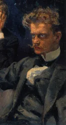 Het symposium, detail: Jean Sibelius, 1894