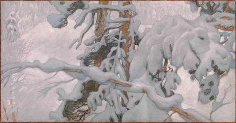 Winter, studie voor de fresco
