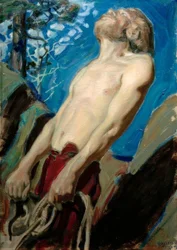 A. Gallen-Kallela, Diefstal van de Sampo