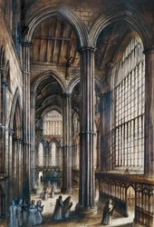 Fountains Abbey, 12e eeuw, ca. 1960s