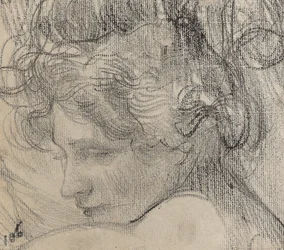 Hoofd van een vrouw, c.1890