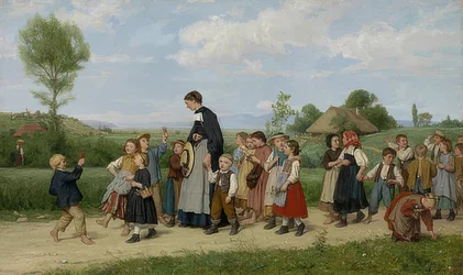 De Schoolwandeling, 1872