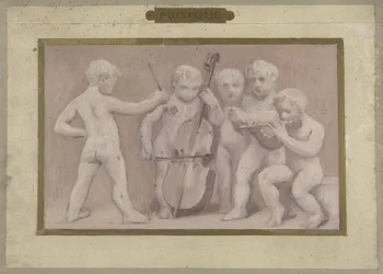 Schets voor de Salle des Fêtes in het Hôtel de Ville de Paris: Muziek, tussen 1889 en 1895