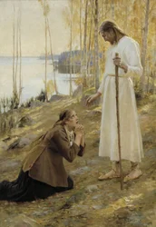 Christus en Maria Magdalena, een Finse legende