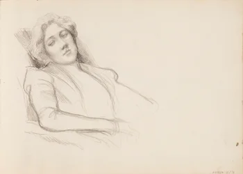 Zittende vrouw, half lichaam film