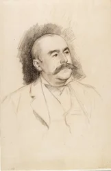 Portret van baron A. Portalis, schets