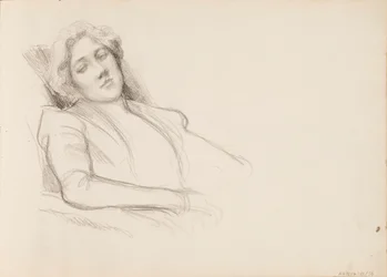 Zittende vrouw, half lichaam film