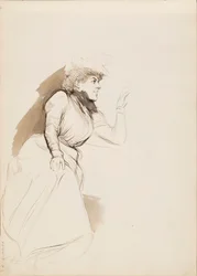 Zittende vrouw (Aino Ackté)