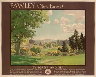 Fawley (New Forest), poster voor Southern Railway