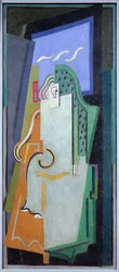 De blauwe figuur