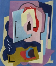 The Two Rhytham Elements; Les Deux Elements Rythmes, c.1923 (gouache op papier)