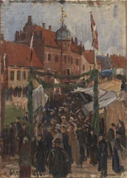 Markt op Stege Torv