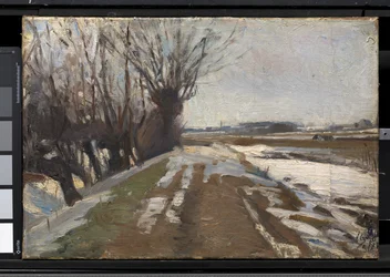 Winterlandschap. Utterslev bij Kopenhagen