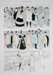 Galerijopeningen, ca. 1900